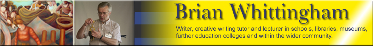 Index page banner Banner with image of Brian conducting a schools workshop for Glasgow Museums.. Banner repeats on all main pages